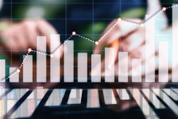 Digital chart of business growth