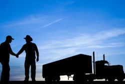 Handshake silhouette