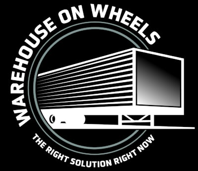 Warehouse on Wheels logo of a trailer and 'The Right Solution Right Now'