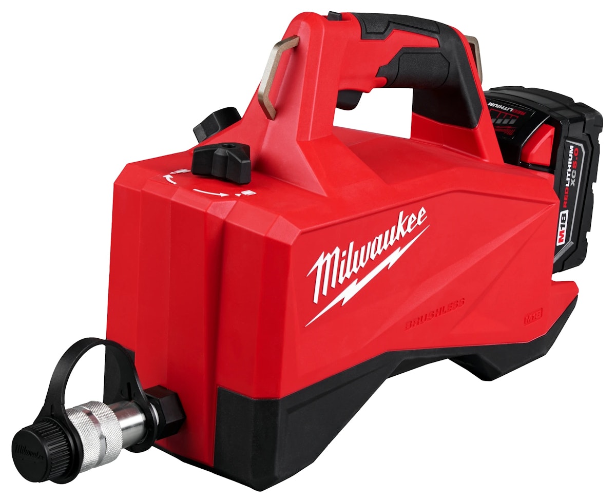 Milwaukee battery powered hydraulic pump deals