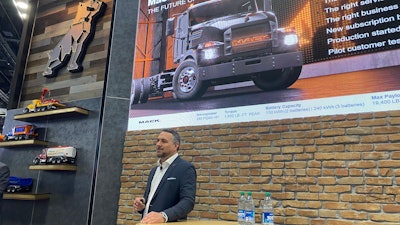 Mack's George Fotopoulos, vice president of e-Mobility