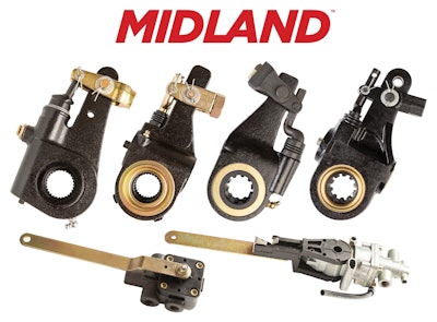 Midland new all-makes brake adjusters and ride control valves
