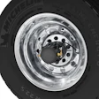 Aperia's Halo Connect i3 installed on a wheel end.