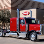 Model 589 low-roof sleeper from Peterbilt