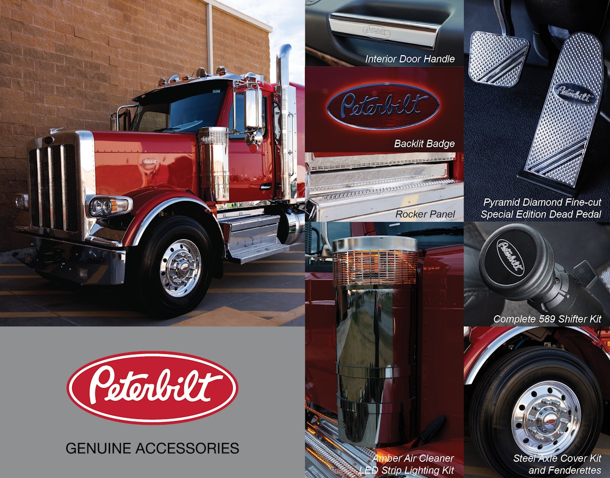 Peterbilt announces customization options for Model 589 Trucks, Parts