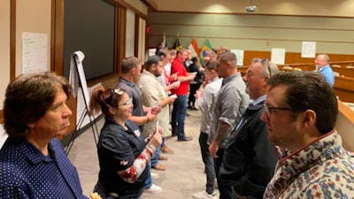 UTA sales training event at Peterbilt in March 2024