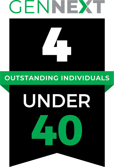 4 Under 40 logo