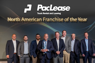 PacLease franchise dealer of the year