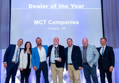 MCT Companies was named Carrier Transicold's 2023 Dealer of the Year for the U.S.