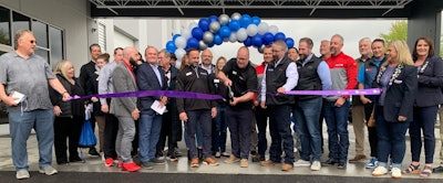 Young Truck and Trailer cuts ribbon at new location