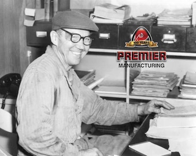 Premier Manufacturing Founder Dewey Weiss at work