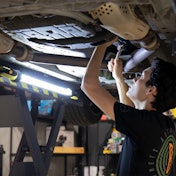 BendPak's Litestix portable LED work light.