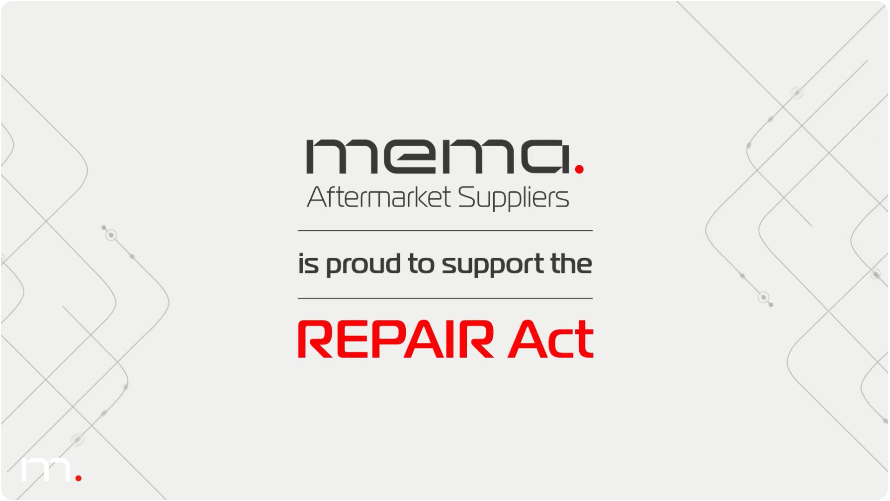 MEMA sponsoring REPAIR Act video