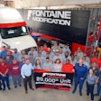 Fontaine Modification celebrates the 20,000th truck made in its Statesville plant.