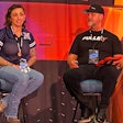 Ashley Sowell, CEO and co-founder at Integrity Fleet Services, shares some of her company's efficiency hacks with Chris O’Brien, Fullbay COO, during the Fullbay Diesel Connect conference Tuesday in Phoenix.