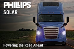 Phillips Industries announced commercial vehicle solar panels