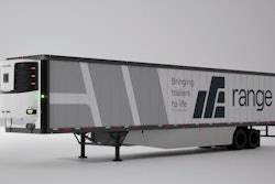 A Range electric trailer with a Thermo King refrigeration unit.