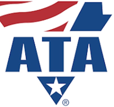 The logo of the American Trucking Associations