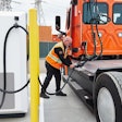 electric truck charging