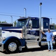 Peterbilt Model 589 milestone truck
