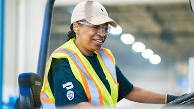 An employee works at the Huntington Bendix facility