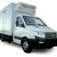 A GreenPower all-electric refrigerated truck