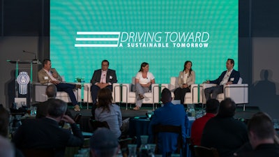 Panel discussion at Rihm's sustainability event