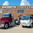 Kriete Group location with trucks in front