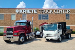 Kriete Group location with trucks in front