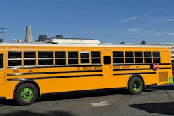 An electric school bus from Blue Bird Corporation.