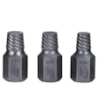 Snap-on screw extractor set