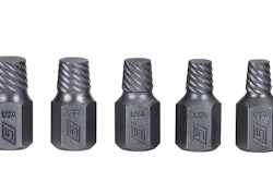 Snap-on screw extractor set