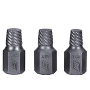 Snap-on screw extractor set