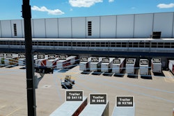 An illustration of the Mitsubishi Electric Automotive Americas yard logistics solution.