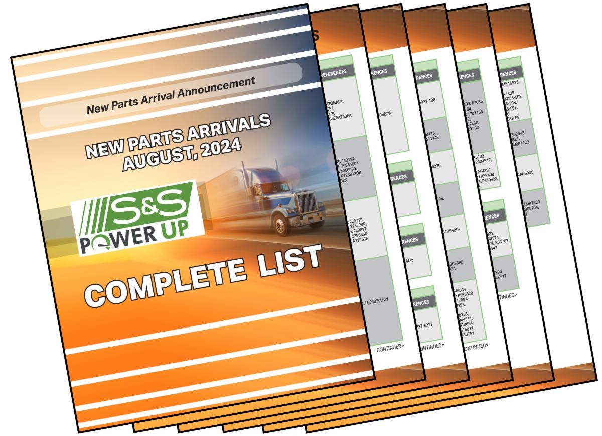 S&S Truck Parts adds part numbers in August 2024 Trucks, Parts, Service