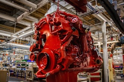 A large Cummins engine