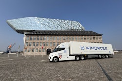 Windrose semi parked in China
