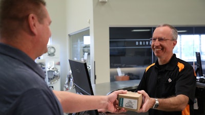 Lakeside International Trucks parts counter