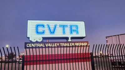 CVTR image from outside the store of sign