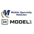 The logos for Mobile Specialty Vehicles and Model 1