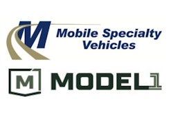 The logos for Mobile Specialty Vehicles and Model 1