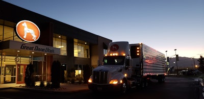 Great Dane of Utah headquarters night