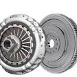 A clutch and a flywheel