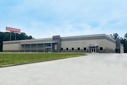 A new truck dealership with a Kenworth sign