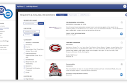 A screenshot of the School Assist industry solution.