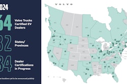 A chart showing certified electric vehicle locations