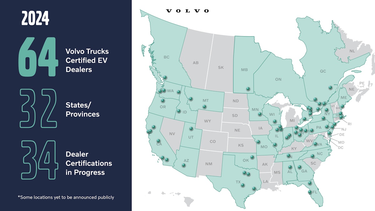 Volvo dealers earn electric vehicle certifications Trucks, Parts, Service
