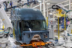 Volvo VNL on the production line