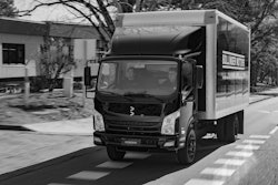 Bollinger B4 Chassis Cab driving