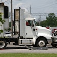 White truck rear ends a SUV